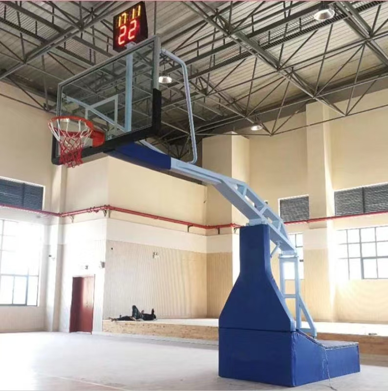 黑河市混合型塑胶跑道篮球架 - 厂家